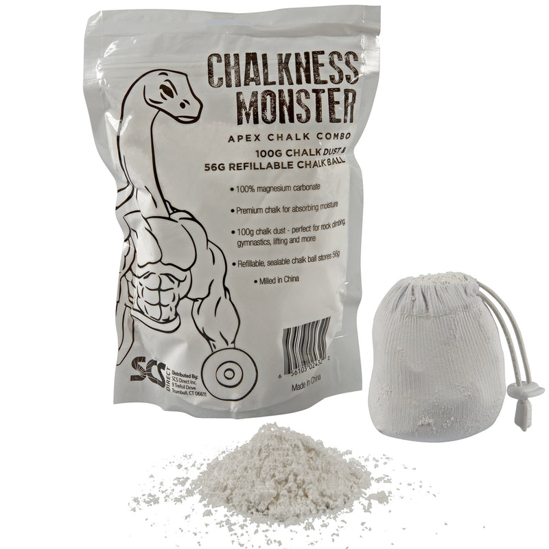 [AUSTRALIA] - Gym Chalk Bag (100 grams, 3.5 ounce) - Gymnastics, Rock Climbing, Power Lifting, Crossfit No Slip, No Moisture Chalk - Refillable Gym Chalk Bag 