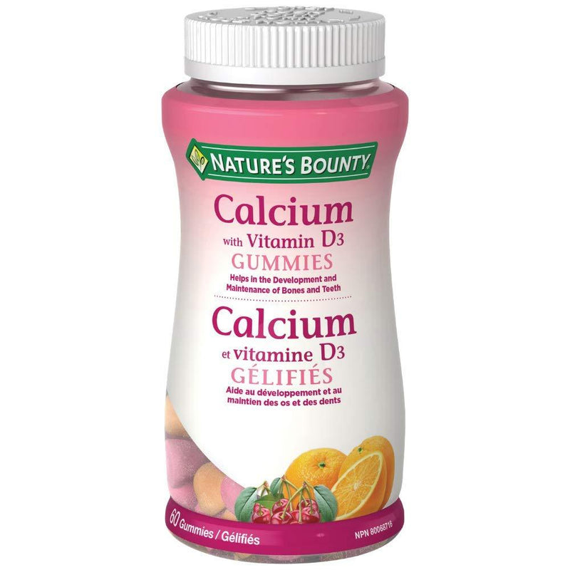 Nature's Bounty Calcium with Vitamin D3 Gummies, 60 Gummies - BeesActive Australia