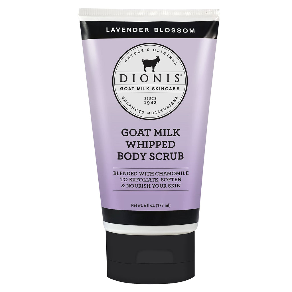 Dionis - Goat Milk Skincare Lavender Blossom Scented Whipped Body Scrub (6 oz) - Made in the USA - Cruelty-free and Paraben-free - BeesActive Australia