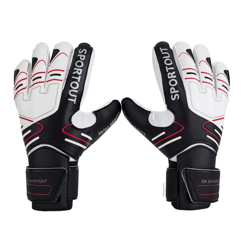 Youth&Adult Goalie Goalkeeper Gloves,Strong Grip for The Toughest Saves, with Finger Spines to Give Splendid Protection to Prevent Injuries,3 Colors Black 7 - BeesActive Australia