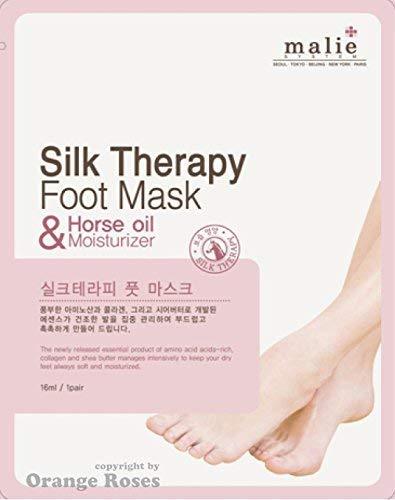 [OBS lab] Silk Therapy FOOT MASK 1 Pair x 5 Packs, This Foot Care Sheet Mask Moisturizes and Nourishes Foot Skin with Herb Complex for the Dry Foot - BeesActive Australia