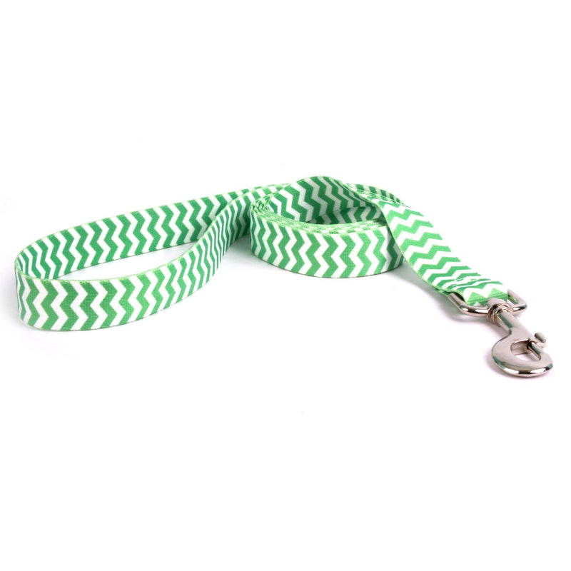 Yellow Dog Design Standard Leads, Chevron Collection Chevron Lime 3/4" x 60" (5 ft.) - BeesActive Australia