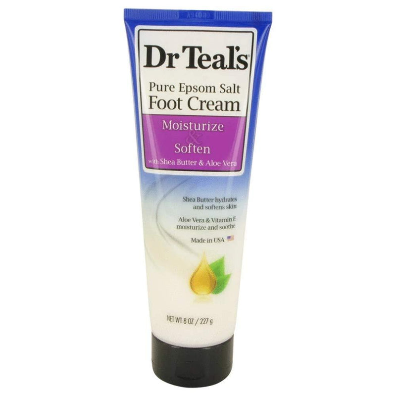 Dr Teal's Pure Epsom Salt Foot Cream by Dr Teal's Pure Epsom Salt Foot Cream with Shea Butter & Aloe Vera & Vitamin E 8 oz for Women - BeesActive Australia