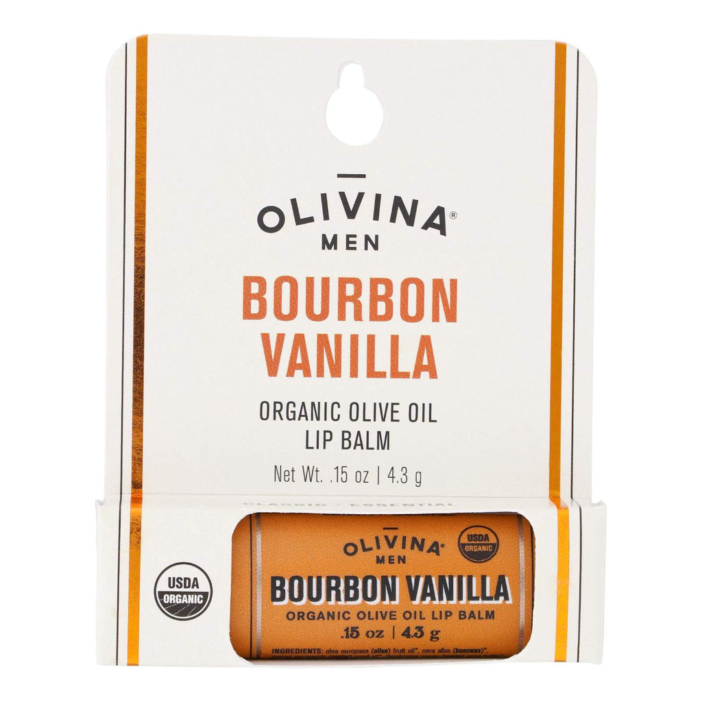 Olivina Men Lip Balm Bourbon Vanilla - BeesActive Australia