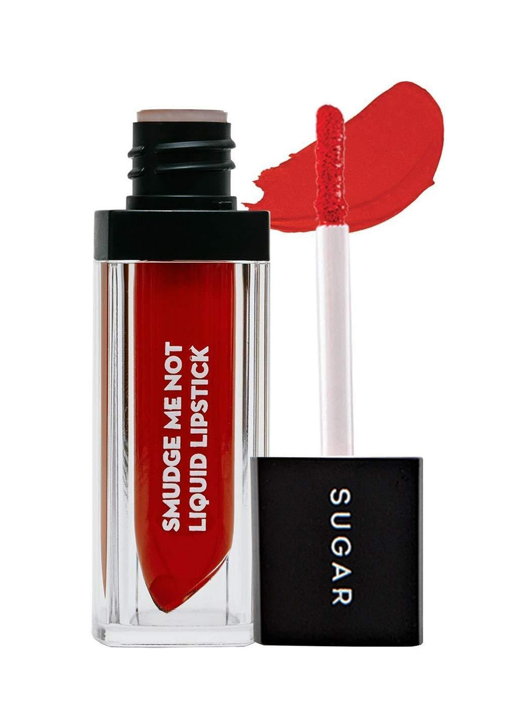 Sugar Cosmetics Smudge Me Not Liquid Lipstick06 Tangerine Queen (Orange Coral)Intensely Pigmented Liquid Matte Finish, Longwearing Formula, Smudgeproof - BeesActive Australia