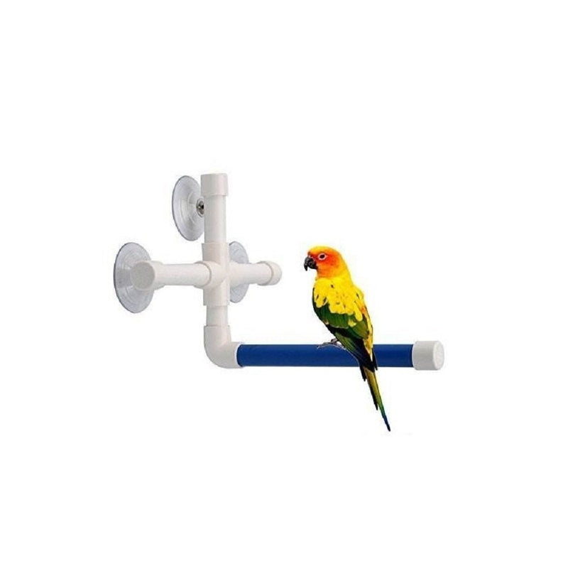 Suction Cup Shower Perch Stand for Bird Parrot Macaw African Greys Budgies Cockatoo Parakeet Cockatiel Conure Lovebirds Bath Perch Toy - BeesActive Australia