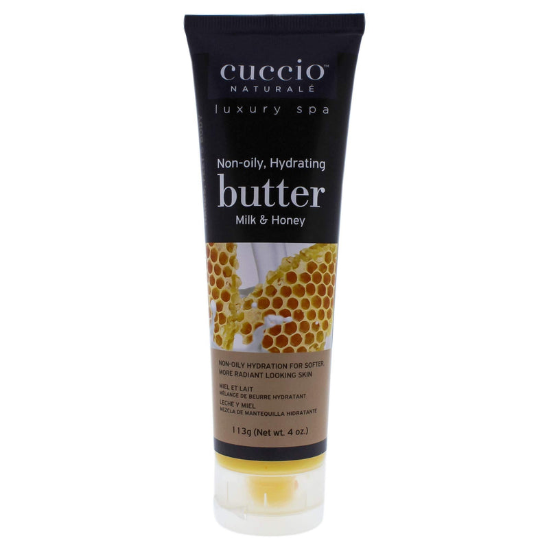 Cuccio Naturale Butter Blend Milk and Honey - Non-Greasy Moisturizing Butter Body Cream - Soothing and Moisturizing - Paraben and Cruelty Free with Natural Ingredients - 4 oz. 4 Ounce (Pack of 1) - BeesActive Australia