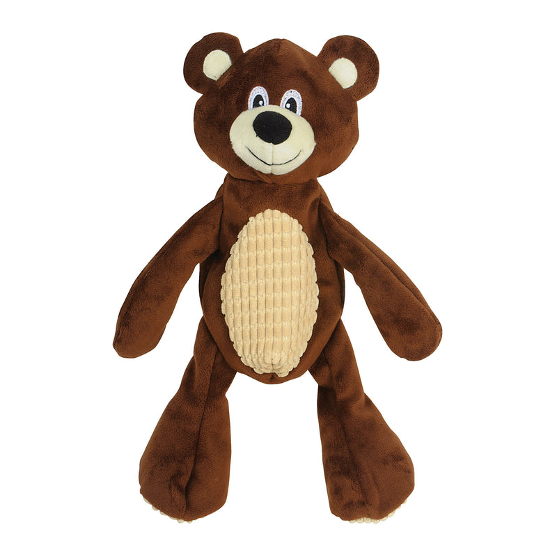 Snuggle Puppy Tender-Tuffs Crinkle - Large Tough Stuffed Happy Bear Plush Dog Toy with Puncture Resistant Squeaker and Super Strong Seams - BeesActive Australia