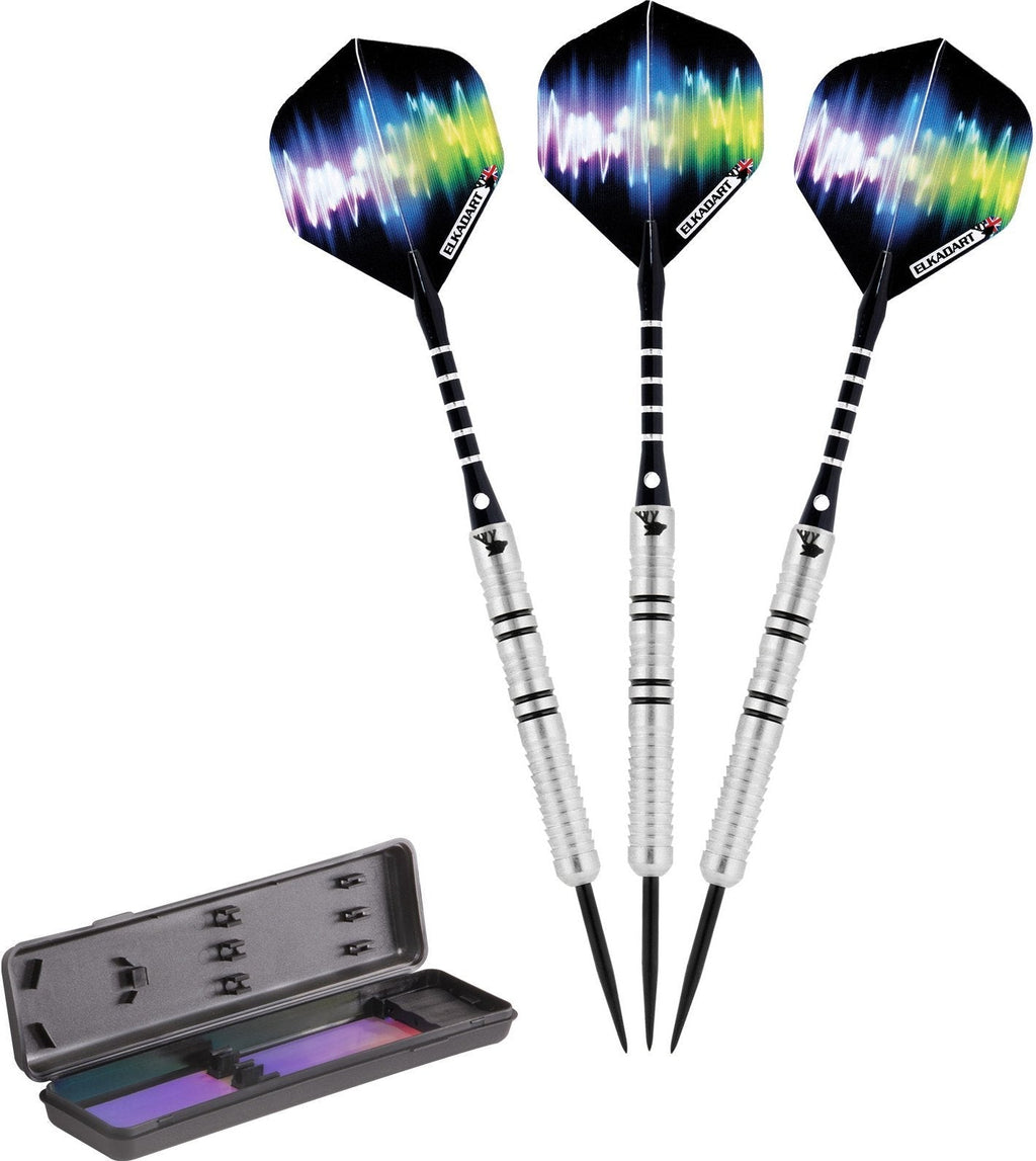 [AUSTRALIA] - Elkadart Ultra Sonic 80% Tungsten Steel Tip Darts with Storage/Travel Case 21 Grams 