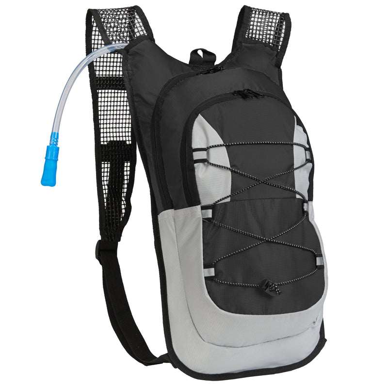 Northwest Survival Hydration Pack - 2 Liter Water Bladder with Extra Large Storage Compartment, Black - BeesActive Australia