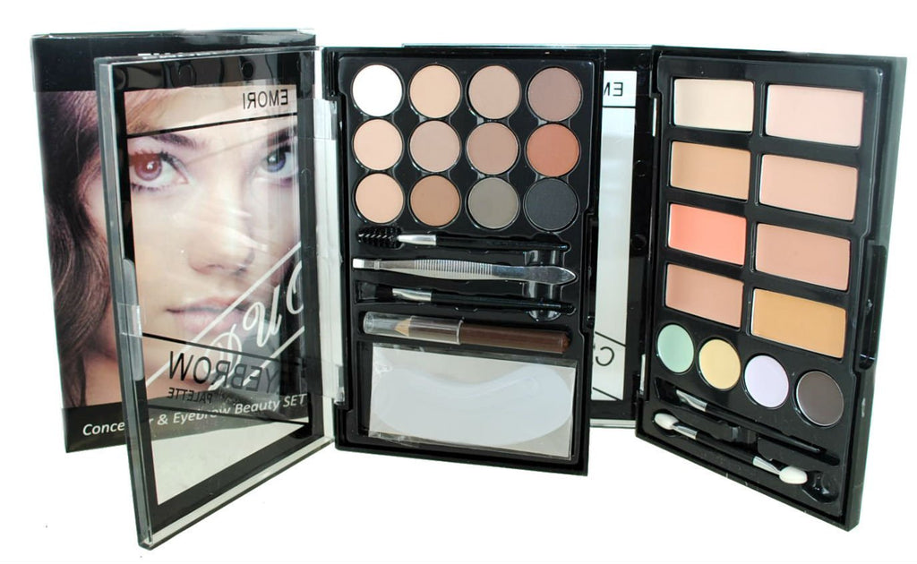 Concealer & Eyebrow Duo (24 Colors) Makeup Beauty Kit - BeesActive Australia