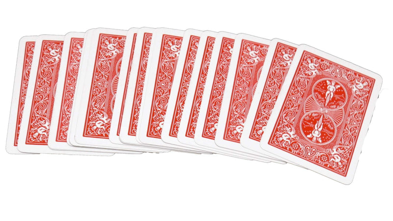 RED Back BLANK Face Magic Playing Cards by Bicycle by Royal Magic - BeesActive Australia