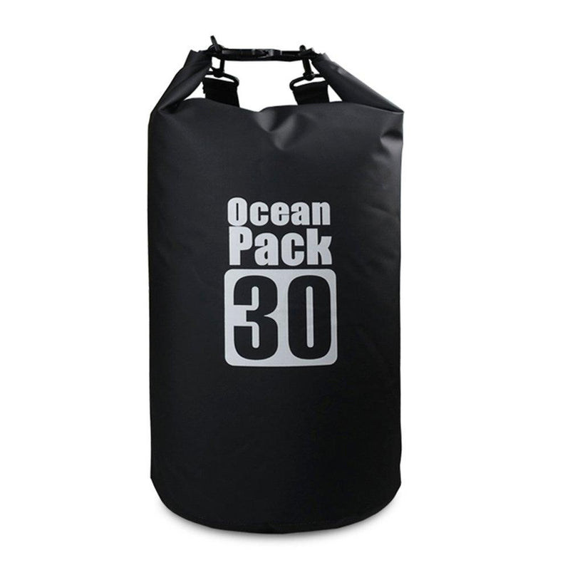 [AUSTRALIA] - Bear Outdoor Dry Sack/Floating Waterproof Bag 2L/5L/10L/20L/30L for Boating, Kayaking, Hiking, Snowboarding, Camping, Rafting, Fishing and Backpacking Black 20L 