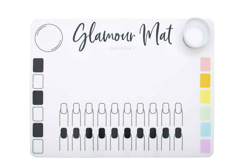 Twinkled T Nail Art Glamour Mat - BeesActive Australia