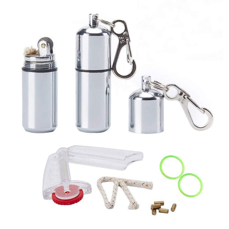Dreambay 2 Pack Keychain Peanut Lighter EDC Mini Waterproof Lighter for Fire Starter Survival Emergency Use - BeesActive Australia