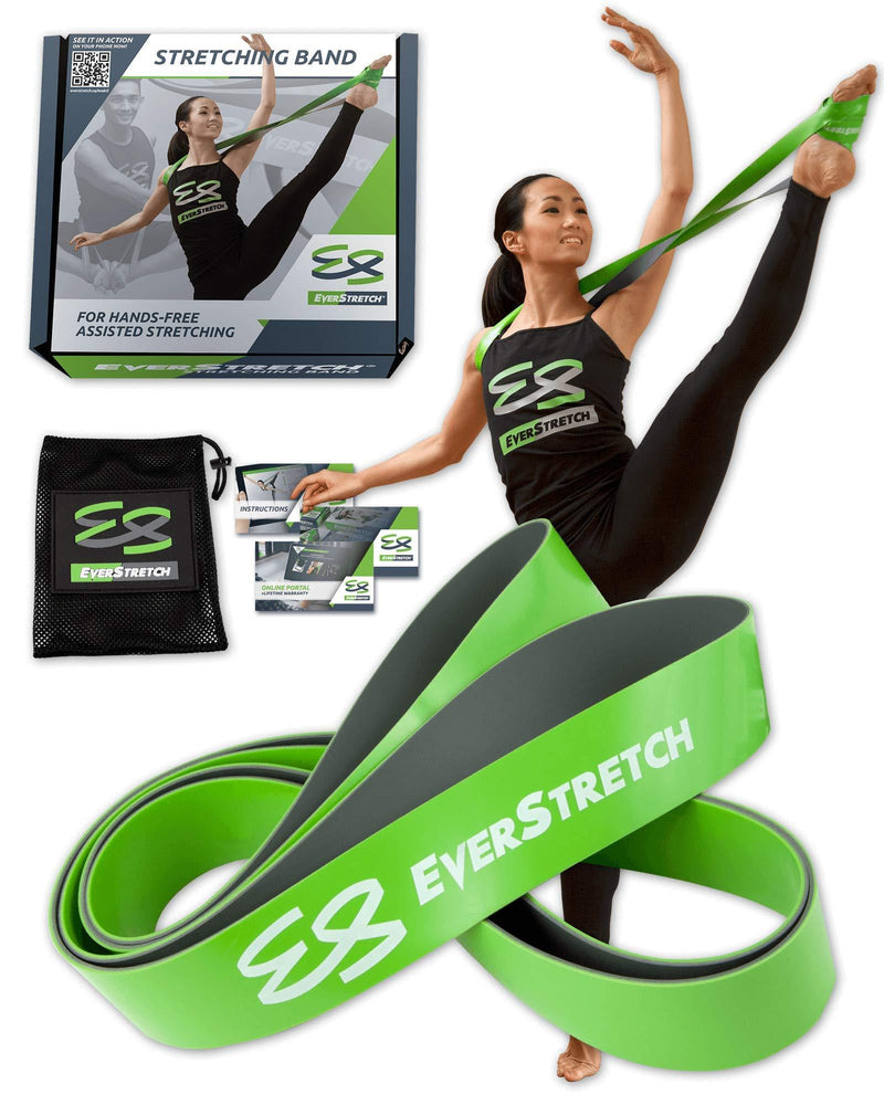 [AUSTRALIA] - EverStretch Ballet Stretch Band, Don’t Settle for Less: Premium 2-Layer Dance Stretch Band for Hands Free Flexibility Training. Ballet Band Stretching Equipment for Dance, Cheer and Gymnastics. 