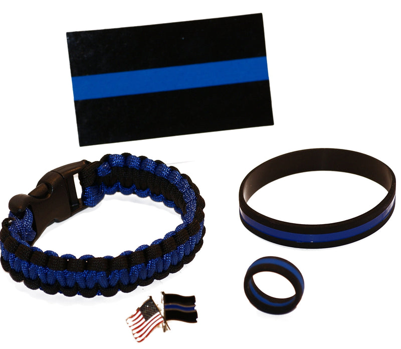 [AUSTRALIA] - Beall's Bay Thin Blue Line (5) Piece Gift Pack with 10" Paracord 