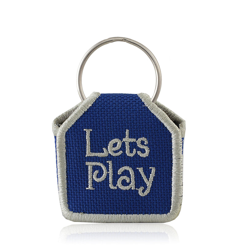 The Tag Bag - Dog Tag Silencer (Lets Play/Blue) Lets Play/Blue - BeesActive Australia