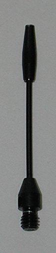[AUSTRALIA] - US Darts - 2 Sets (6 Shafts) Micro-Thin Steel Dart Shafts, Black Short, 2BA, O'rings 