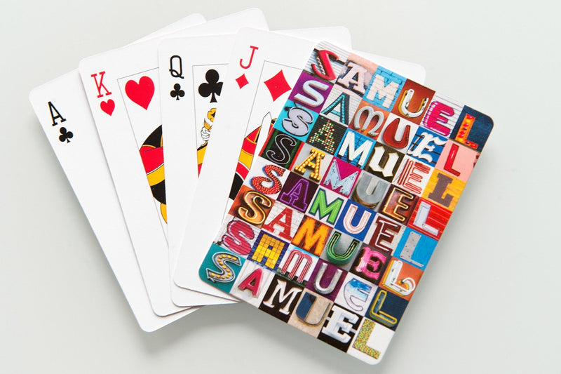 [AUSTRALIA] - SAMUEL Personalized Playing Cards - Using Sign Letters 