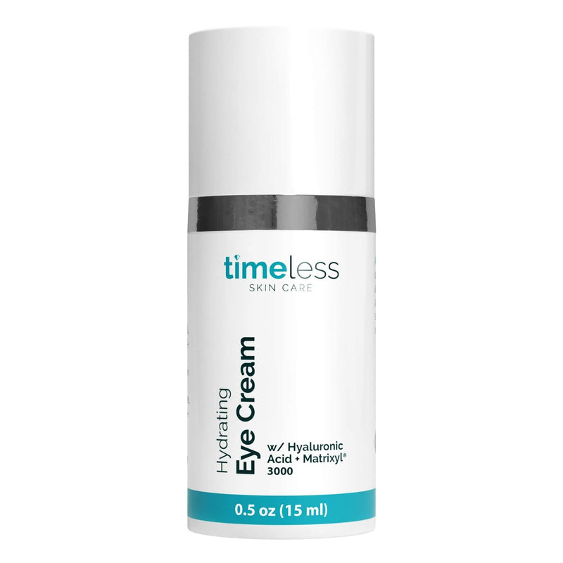 Timeless Skin Care Hydrating Eye Cream - 0.5 oz - Reduce Puffiness & Fine Lines - Includes Hyaluronic Acid for Hydration + Matrixyl 3000 to Fight Wrinkles - For All Skin Types - BeesActive Australia