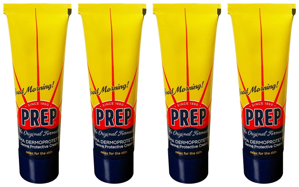 PREP: Derma Protective Cream, Paraben Free - 2.54 Fluid Ounces (75mL) Tubes (Pack of 4) [ Italian Import ] - BeesActive Australia