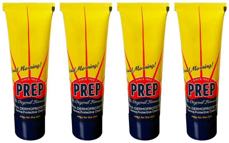 PREP: Derma Protective Cream, Paraben Free - 2.54 Fluid Ounces (75mL) Tubes (Pack of 4) [ Italian Import ] - BeesActive Australia