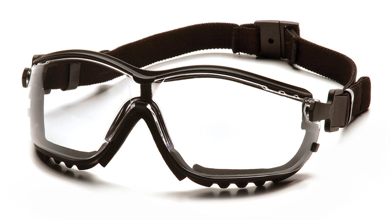 Pyramex Safety GB1810STM V2G Safety Glasses, Black Frame, Clear H2MAX Anti-Fog Lens - BeesActive Australia