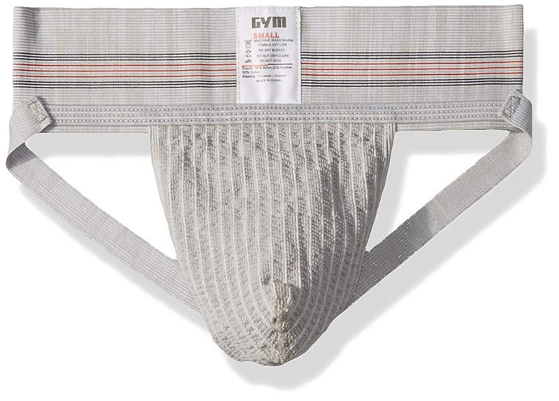 GYM mens 3" Wide Band Classic Athletic Supporter X-Large Heather Grey - BeesActive Australia