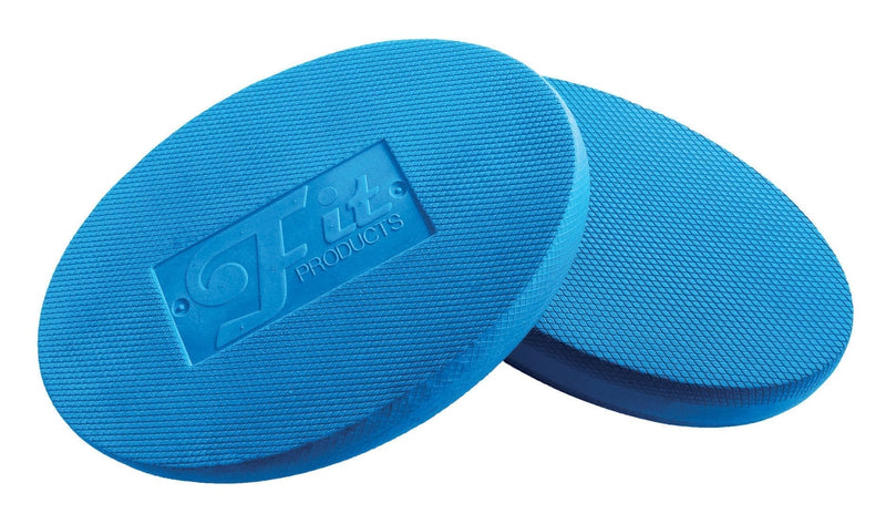Fit Products Oval Balance Pads/Boards: Pysiotherapy, Pilates, Yoga, Martial Arts, Balance, Endurance, Core Stability, Strength Training, Movement Rehabilitation and Much More! Blue - BeesActive Australia