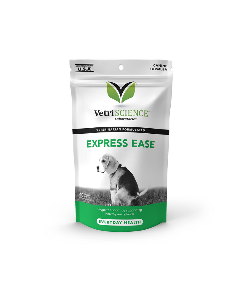 VETRISCIENCE Laboratories 40 Count Express Ease, Anal Gland and Digestive Support Bar - BeesActive Australia