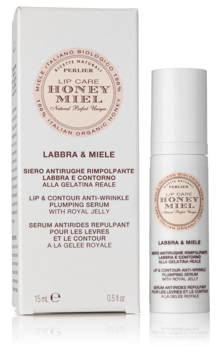 Perlier Honey Lip and Contour Anti Wrinkle Plumping Serum, 0.5 Fluid Ounce - BeesActive Australia