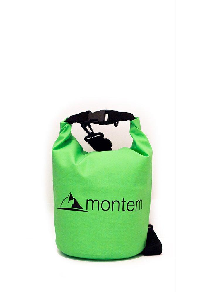 [AUSTRALIA] - Montem Premium Waterproof Bag/Roll Top Dry Bag - Perfect for Kayaking/Boating/Canoeing/Fishing/Rafting/Swimming/Camping/Snowboarding Green 5L 