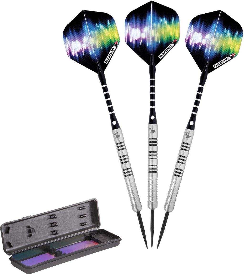 Elkadart Ultra Sonic 80% Tungsten Steel Tip Darts with Storage/Travel Case 23 Grams - BeesActive Australia