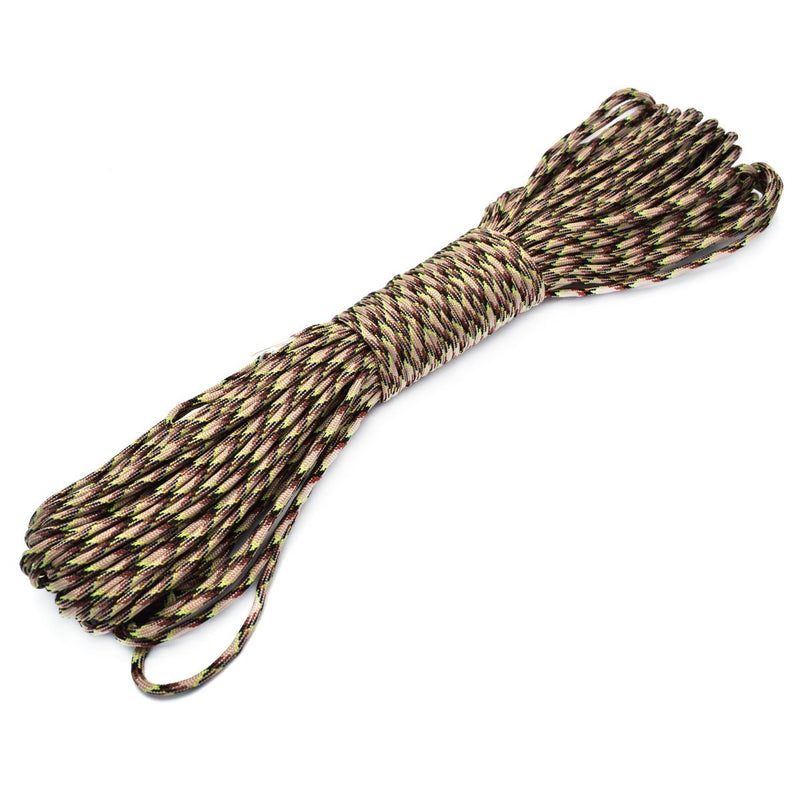 [AUSTRALIA] - KEEJEA 100ft Type III 7 Strand Core Paracord 550 Parachute 76# Paddy Camo 