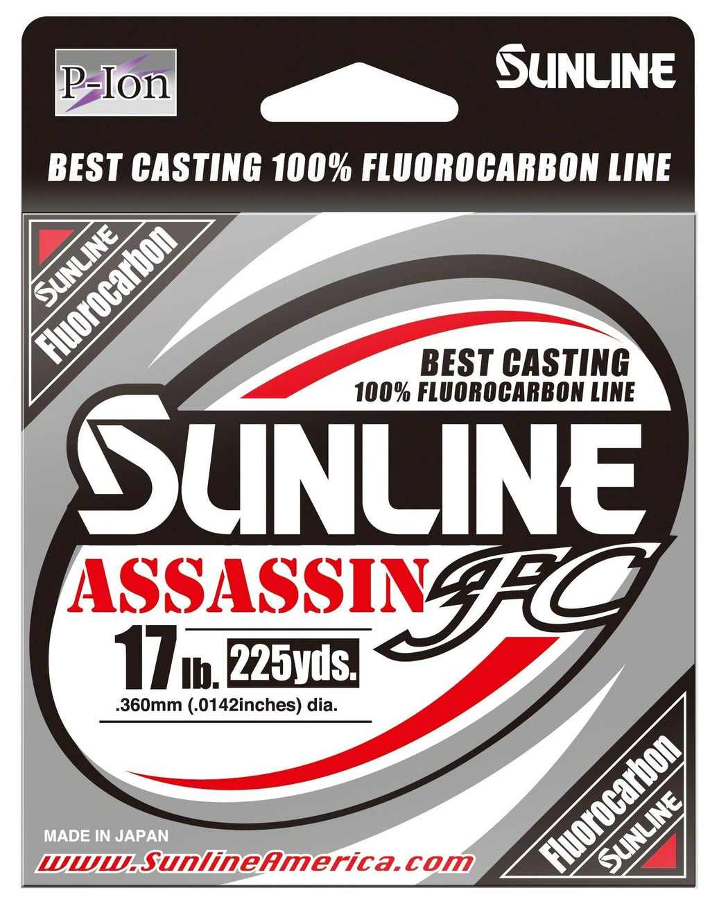 Sunline 63042307 4594-0120 Assassin FC Fishing Equipment, 17 lb - BeesActive Australia