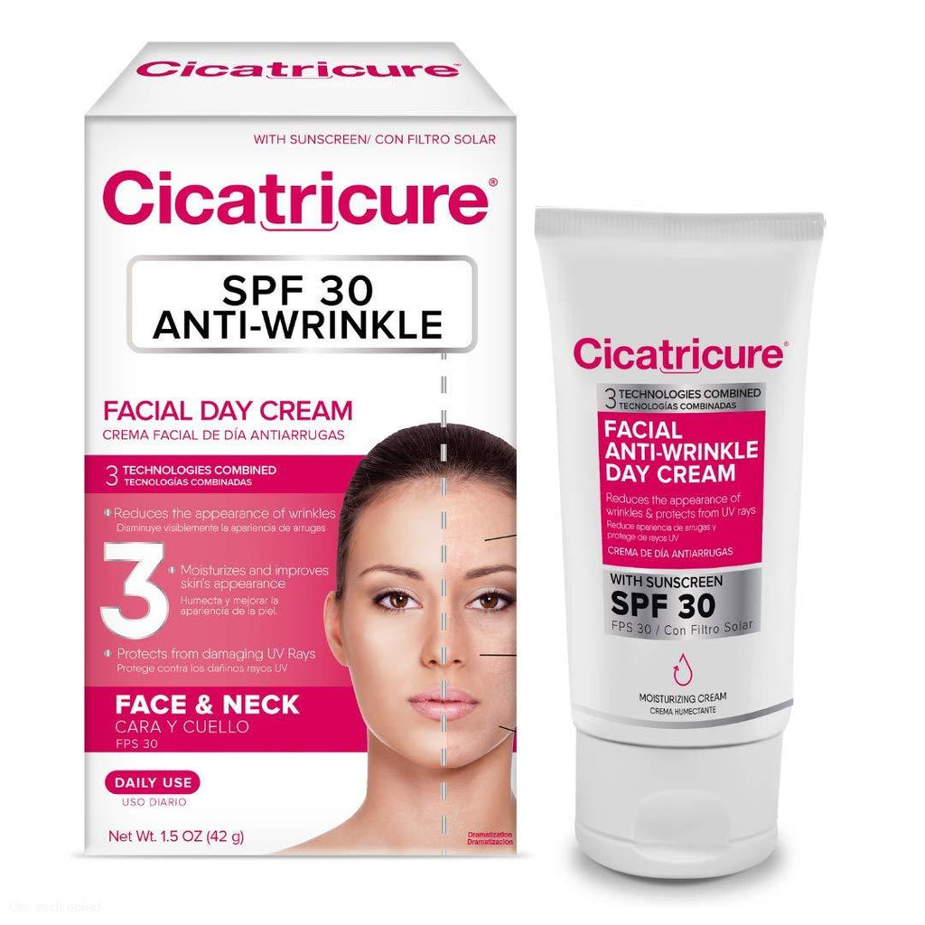 Cicatricure Advanced Face Cream for Fine Lines & Wrinkles, SPF 30, 1.5 Ounces (Packaging May Vary) 1.5 Fl Oz (Pack of 1) Day Cream with SPF - BeesActive Australia