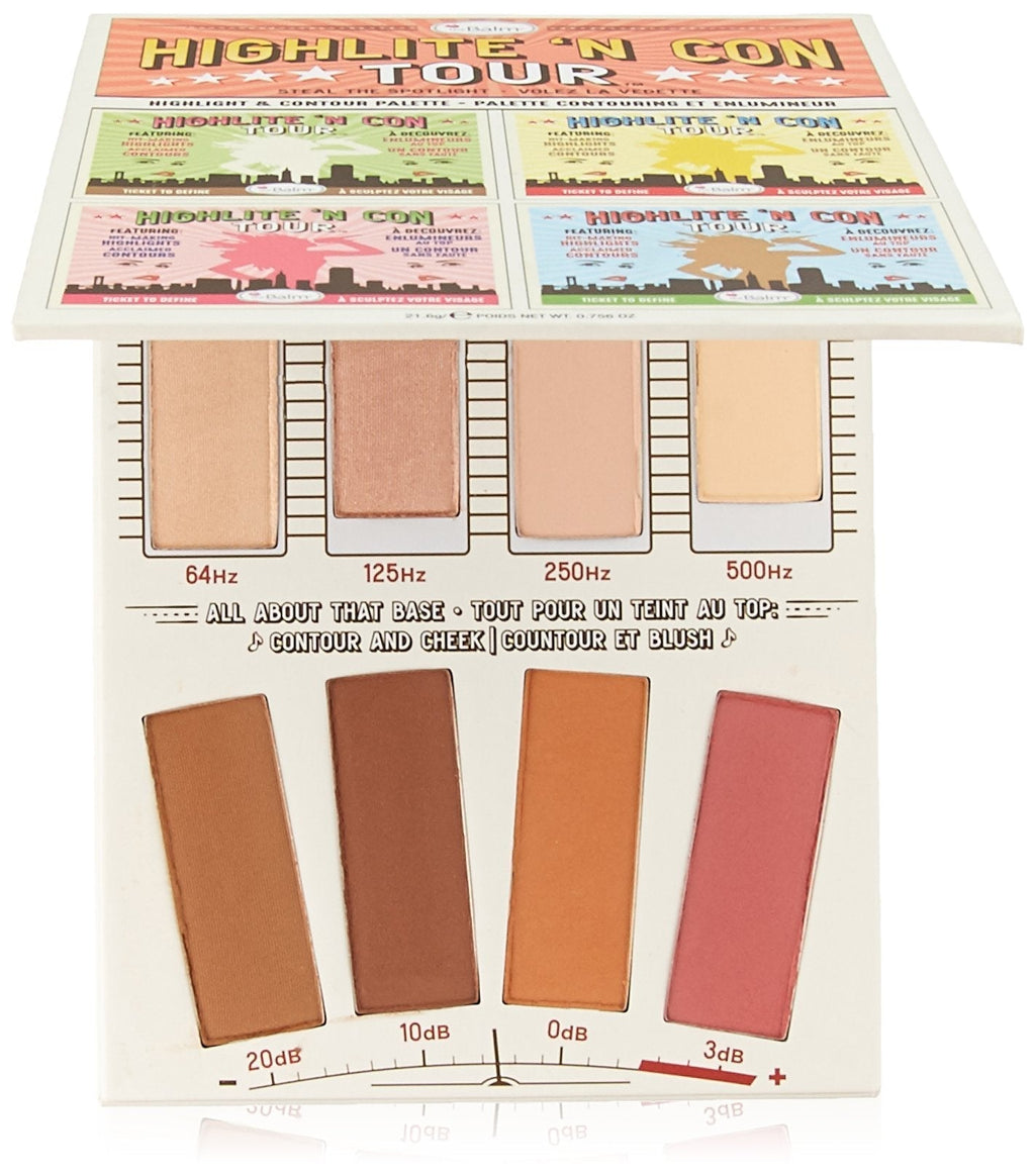 theBalm Highlighting & Makeup Conceal Powders 'N Contour Palette, Highlighters Shimmer, Matte, Bronzer, Blushes, Multicolor, 0.8 ounces - BeesActive Australia