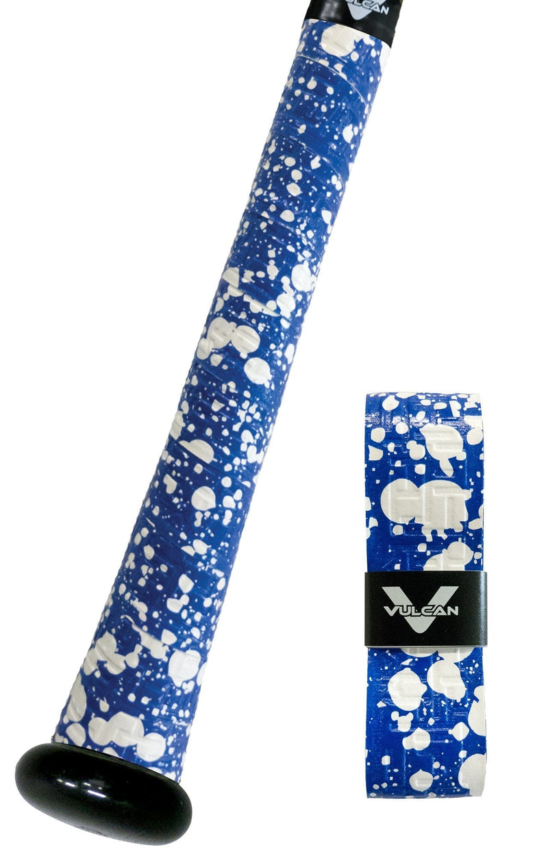 [AUSTRALIA] - Vulcan Bat Grip, Vulcan 1.75mm Bat Grip, Blue Splatter 