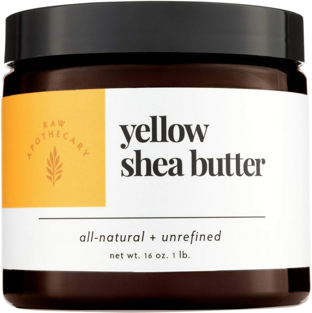 Raw Apothecary All-Natural Yellow Shea Butter (16 ounces) - BeesActive Australia