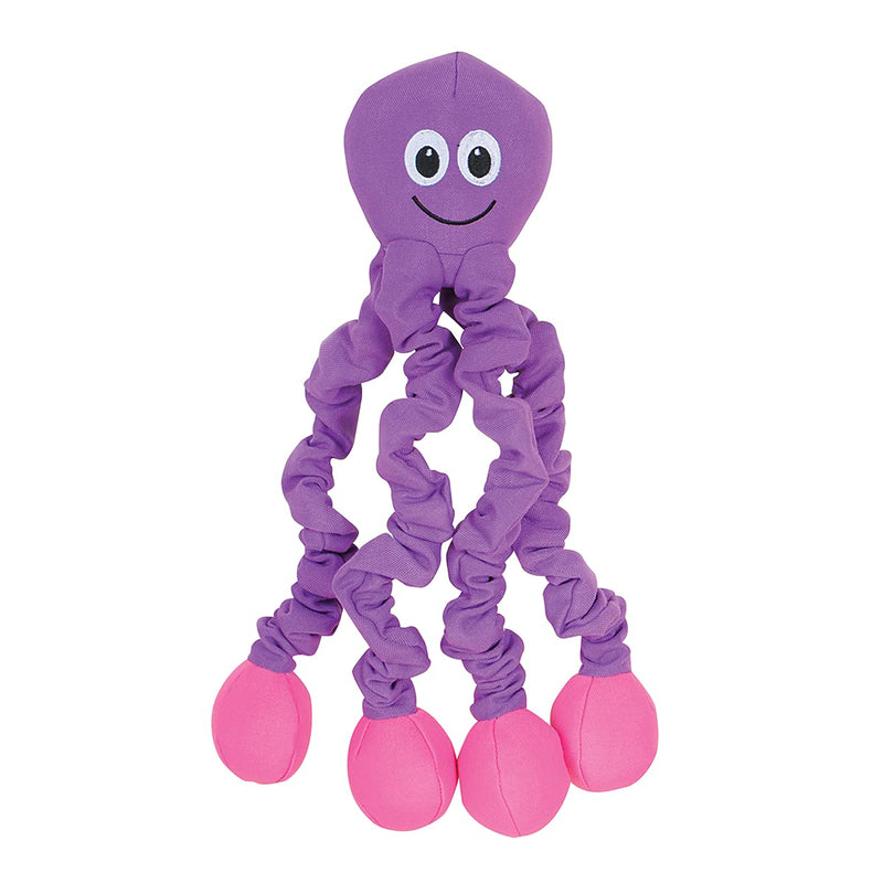 Snuggle Puppy Tender-Tuffs Tug - Extra Large Stretchy Purple Octopus Tough Dog Toy - Great for Fetch and Durable for Tug of War - BeesActive Australia