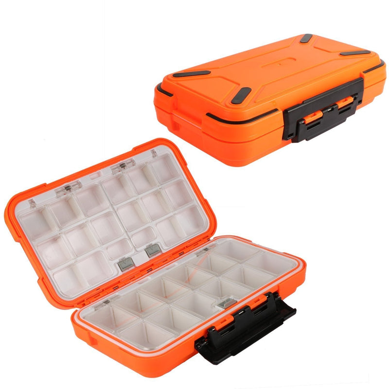 Goture Waterproof//2-sided//Fishing-Lure-Boxes-Bait,Small-Case, Mini-Box Storage Containers Large/Orange - BeesActive Australia