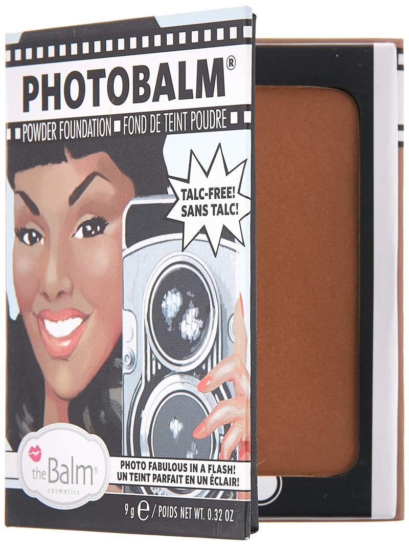 theBalm Photobalm Powder Foundation, Highlighter Makeup Face Powder, paraben-free, Cruelty-Free, Warm Natural, Lightweight, After Dark, 0.32 ounces - BeesActive Australia