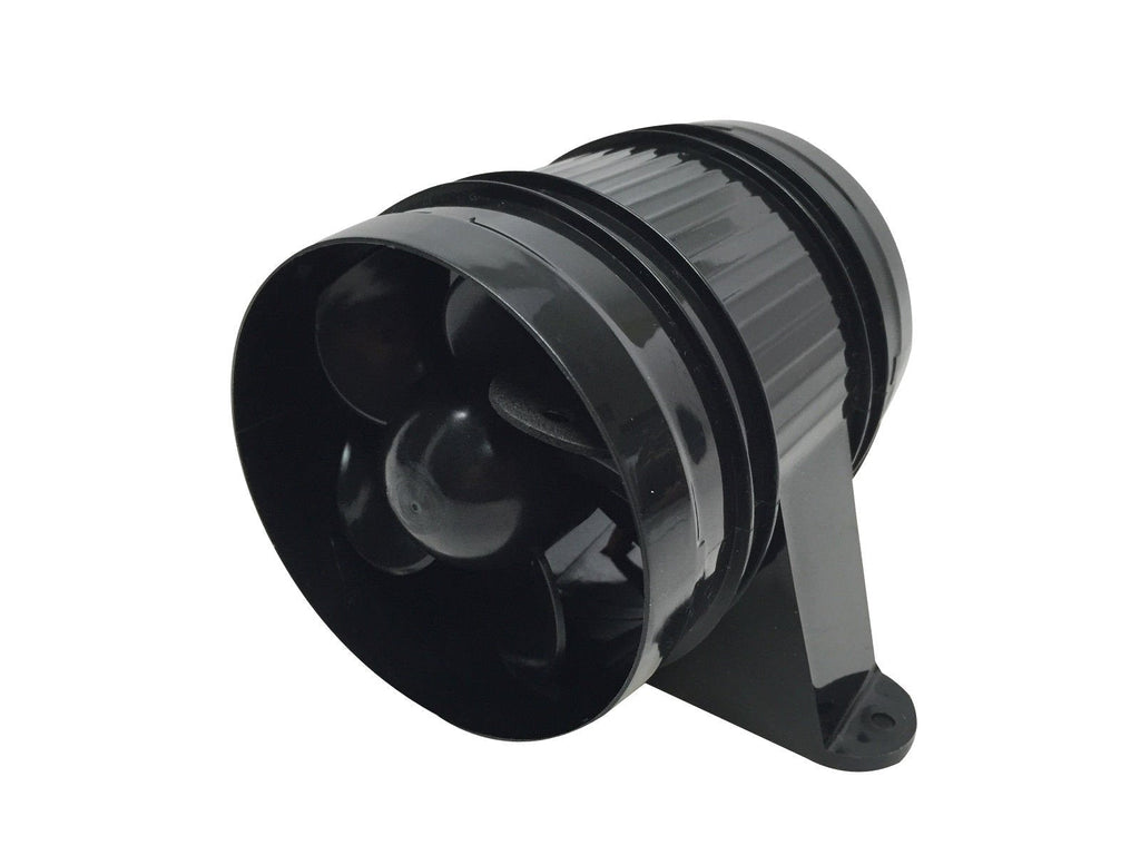 [AUSTRALIA] - Pactrade Marine High Performance ABS Turbo in Line Bilge Blower, 12V, Black 