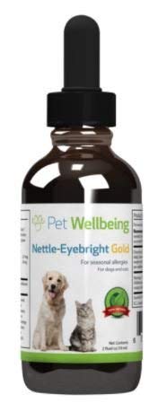 Pet Wellbeing - Nettle-Eyebright Gold for Cats - Natural Support for Season Allergies in Cats - 2oz (59ml) - BeesActive Australia