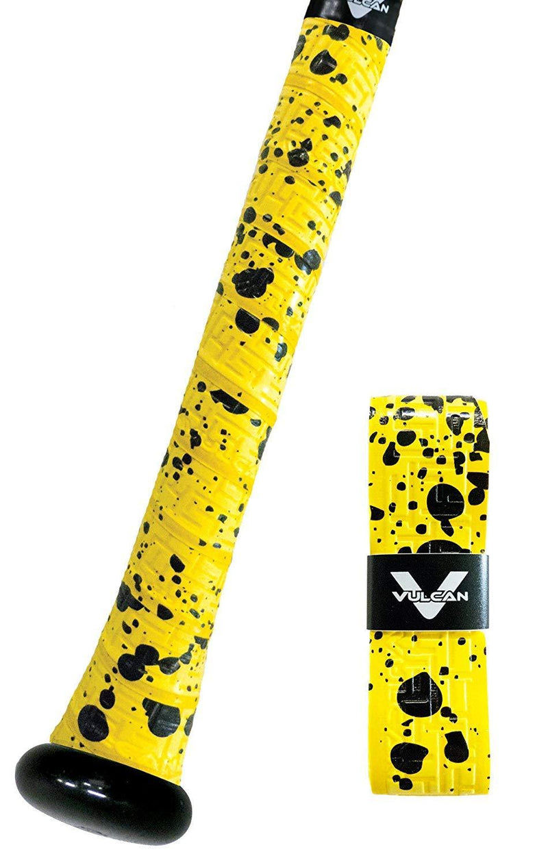 [AUSTRALIA] - Vulcan Bat Grip, 1.00mm, Yellow Splatter 