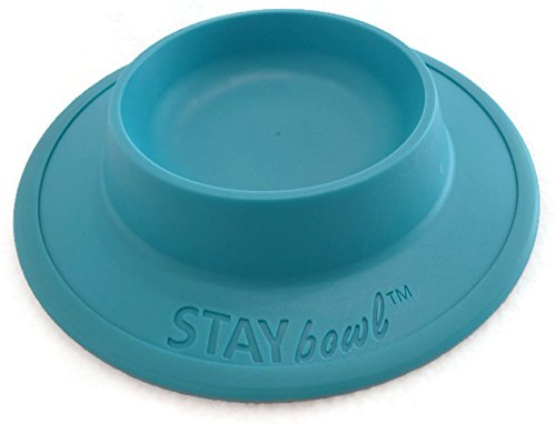 STAYbowl NO-Slip/NO-TIP Pet Food and Water Bowl for Cats (3/4 Cup in Four Colors Sky Blue - BeesActive Australia