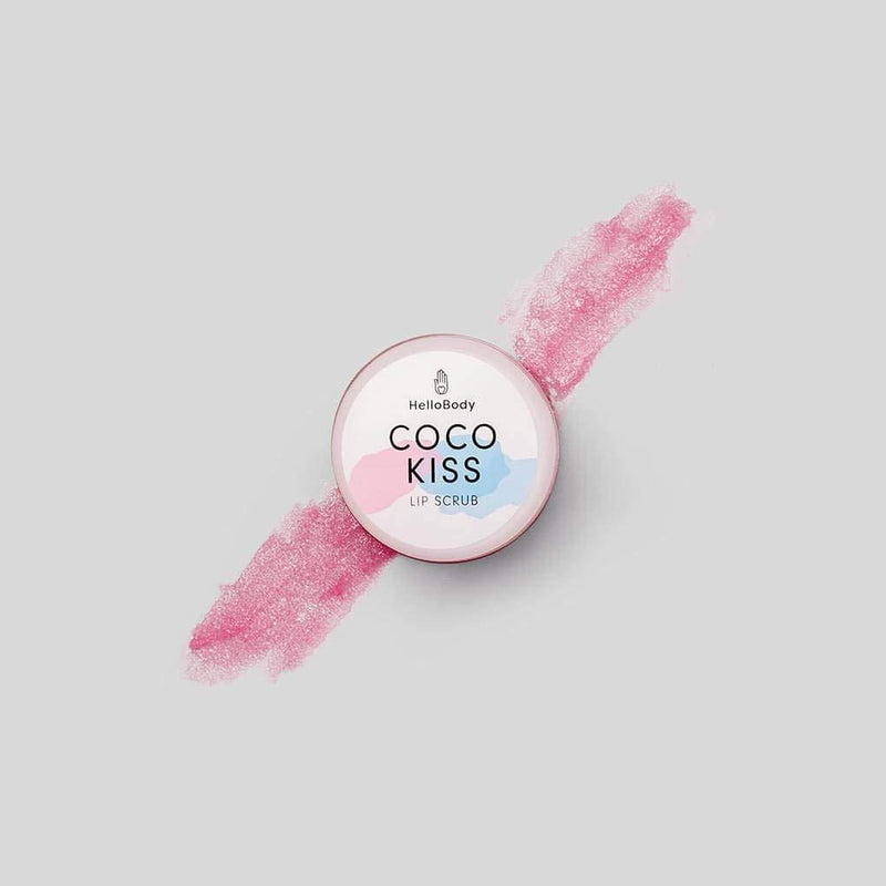 HelloBody Coco Kiss Lip Scrub (0.5 oz) - BeesActive Australia