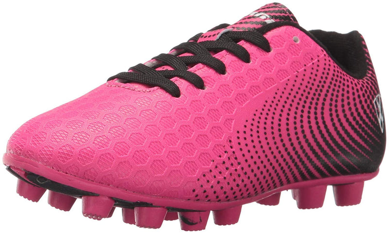 Vizari Unisex-Kid's Stealth FG Soccer Shoe Little Kid (4-8 Years) 3.5 Big Kid Pink/Black - BeesActive Australia