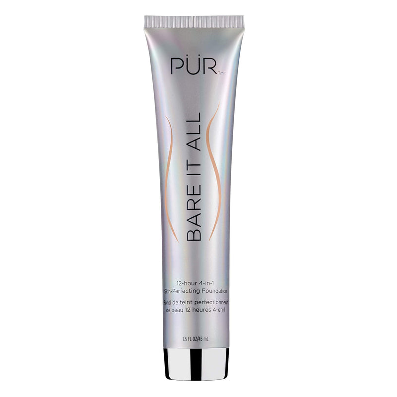 PÜR Bare It All 4-in-1 Skin-Perfecting Foundation,1.5 Oz Blush Medium 1.5 Fl Oz (Pack of 1) - BeesActive Australia